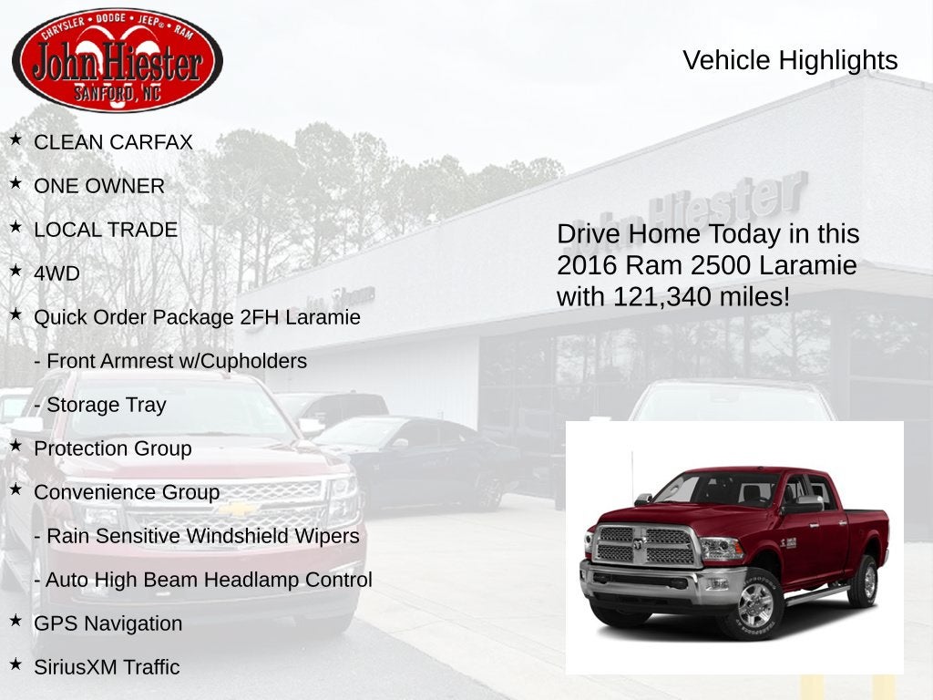 2016 RAM 2500 Laramie