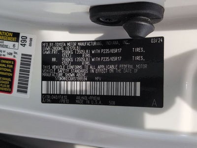 2024 Toyota Sienna LE 8 Passenger