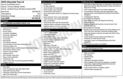 2025 Chevrolet Trax LS