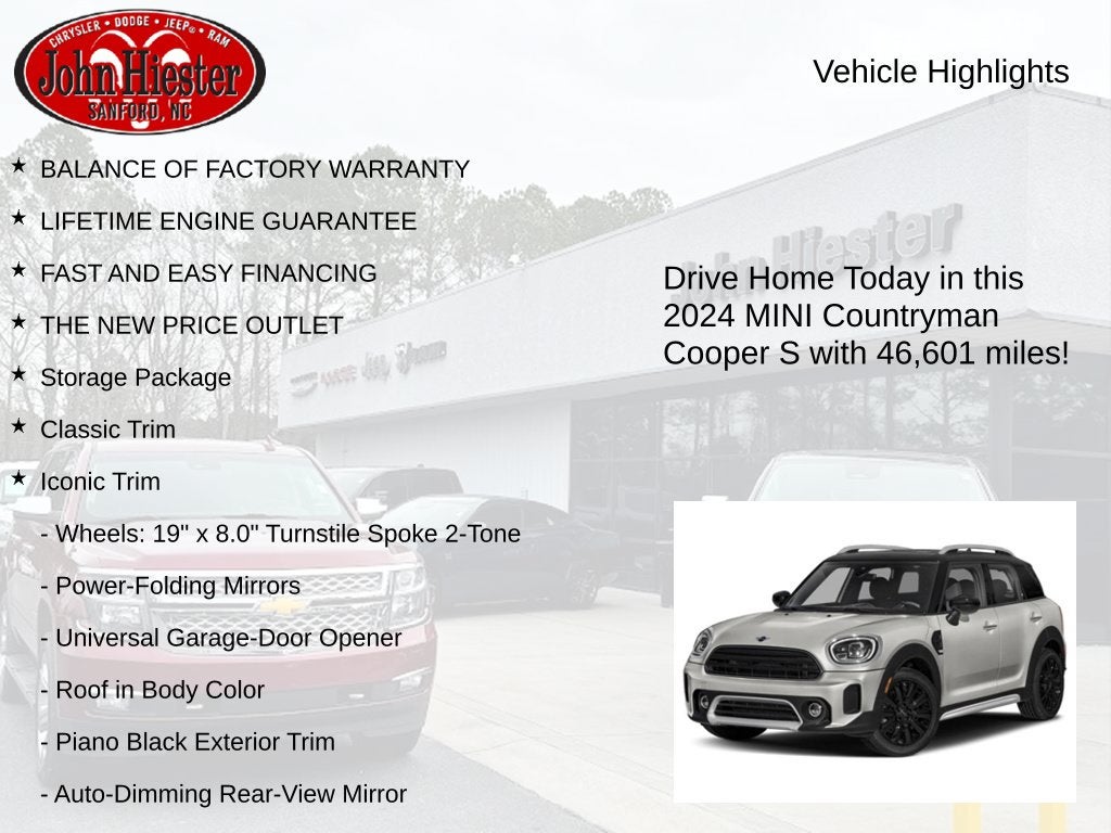 2024 MINI Cooper S Countryman Base