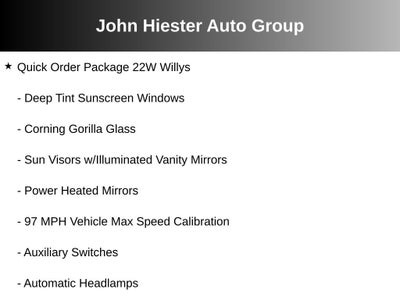 2025 Jeep Wrangler Willys
