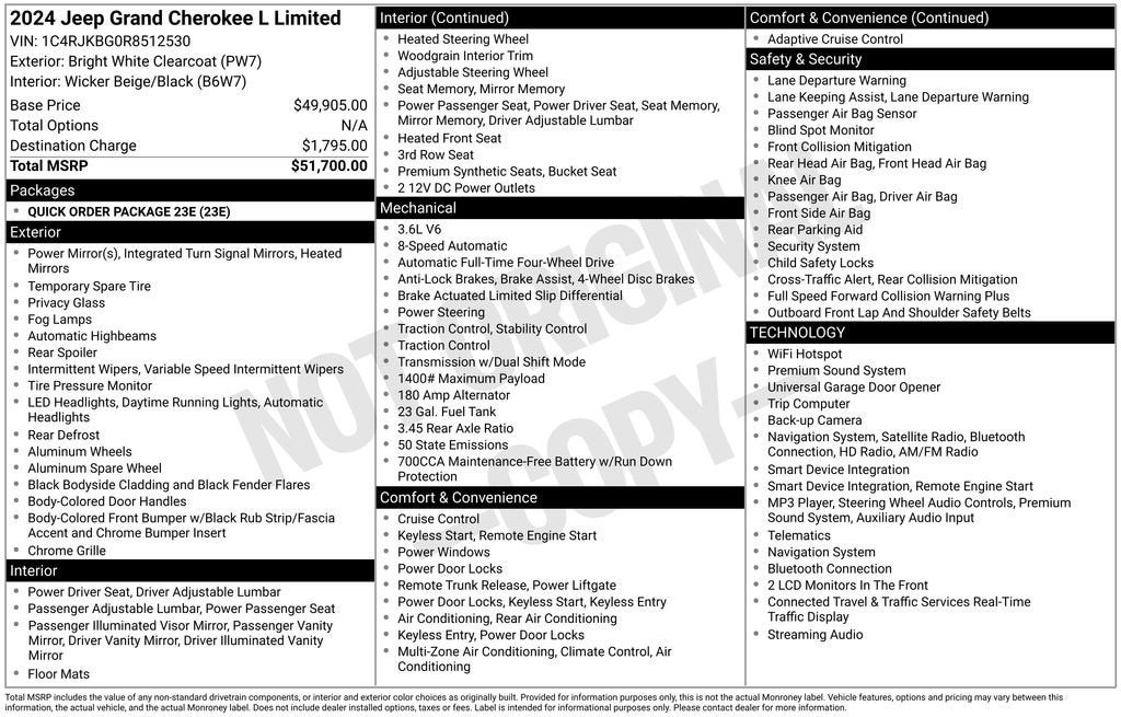 2024 Jeep Grand Cherokee L Limited