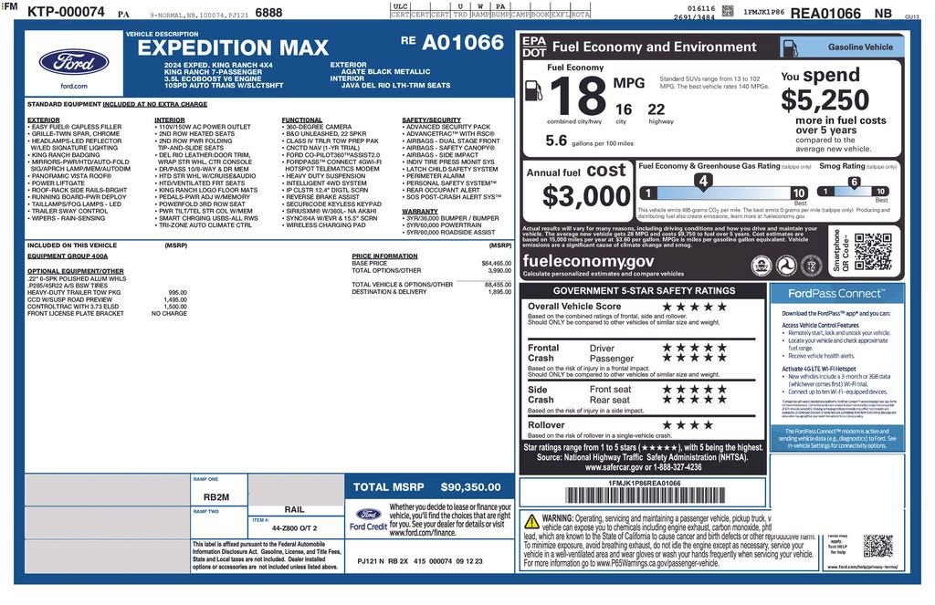 2024 Ford Expedition King Ranch MAX