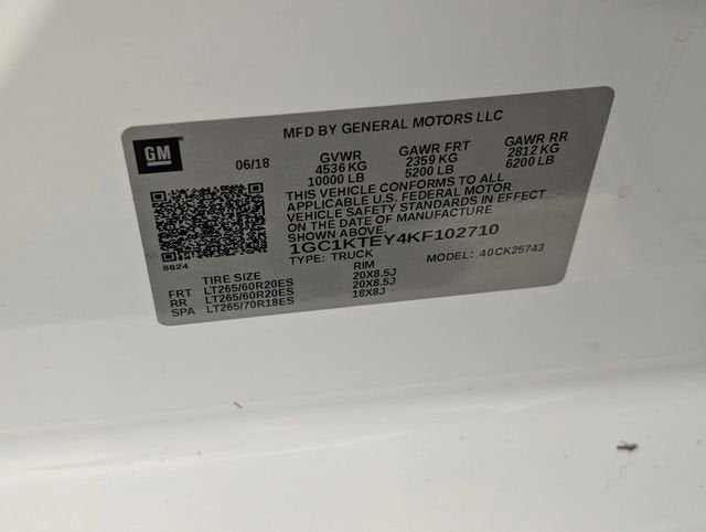 2019 Chevrolet Silverado 2500 HD LTZ