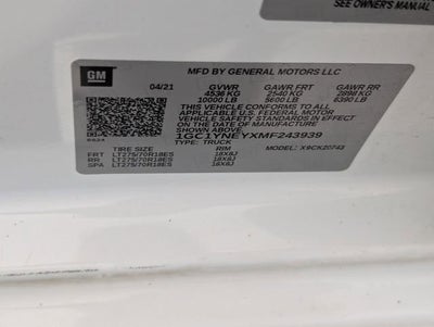 2021 Chevrolet Silverado 2500 HD LT
