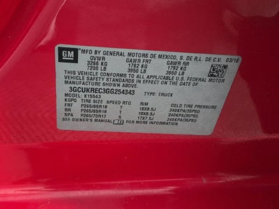 2016 Chevrolet Silverado 1500 LT