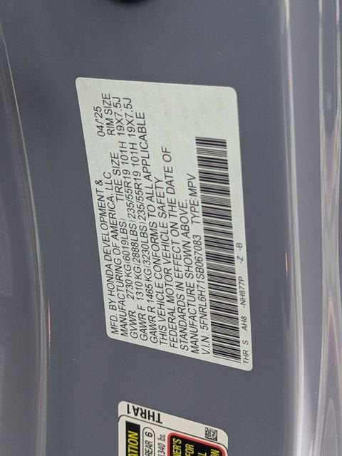 2025 Honda Odyssey Sport-L
