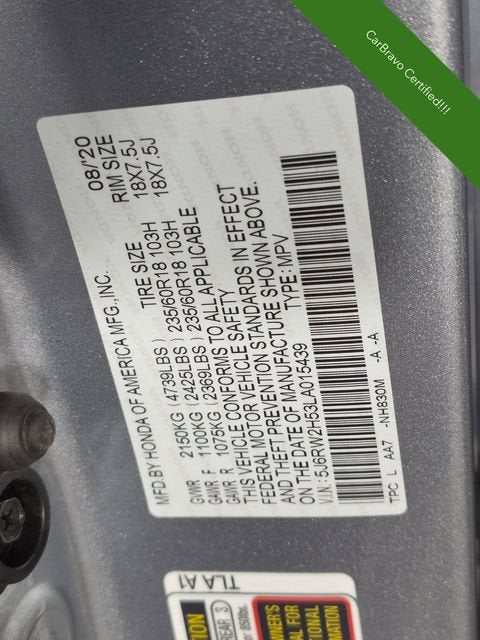 2020 Honda CR-V AWD EX