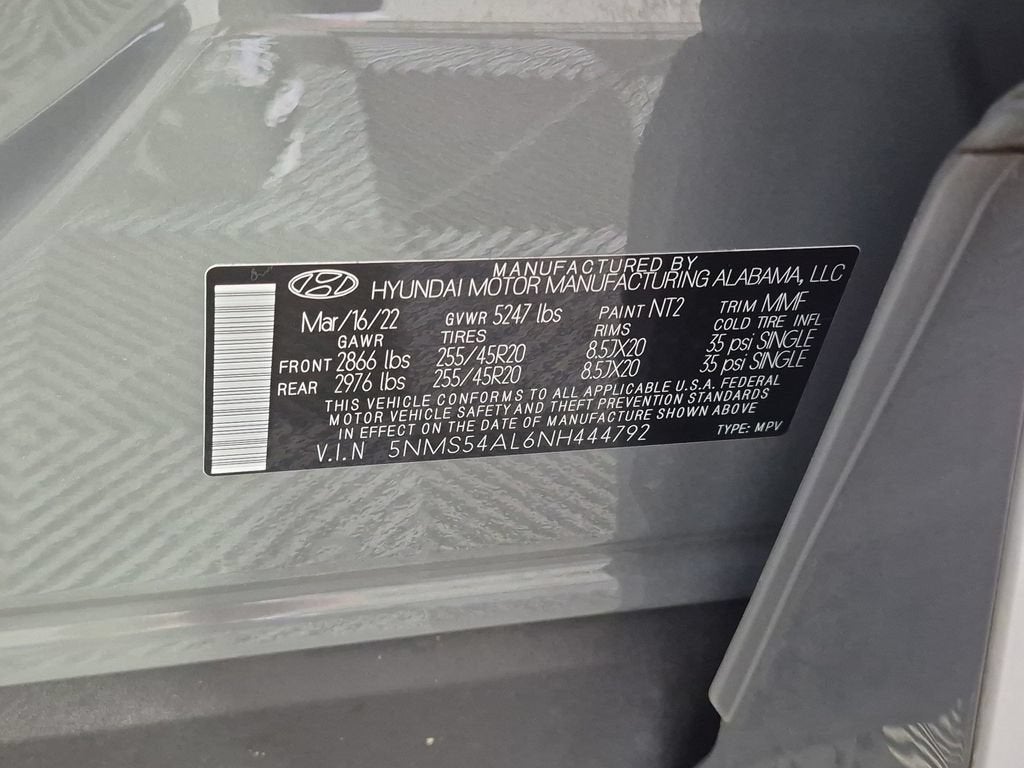 2022 Hyundai Santa Fe Calligraphy