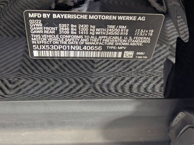 2022 BMW X3 xDrive30i