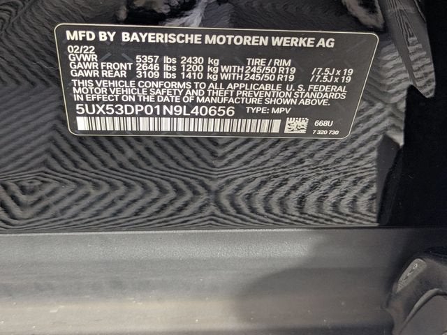 2022 BMW X3 xDrive30i