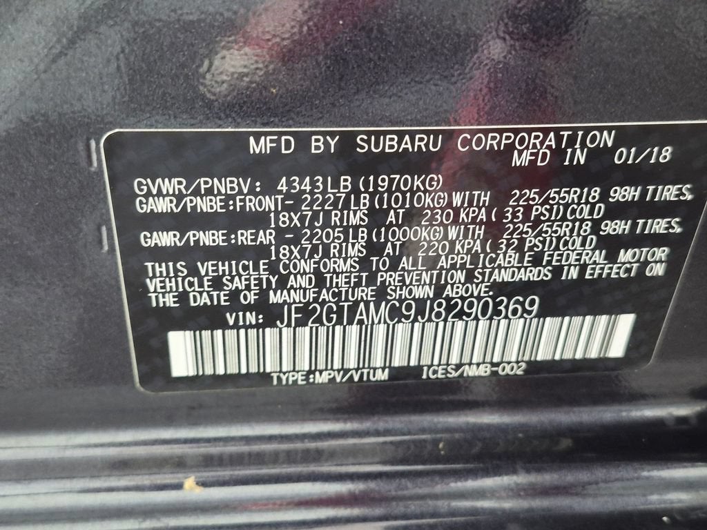 2018 Subaru Crosstrek Limited