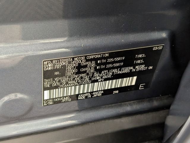 2022 Toyota Venza LE