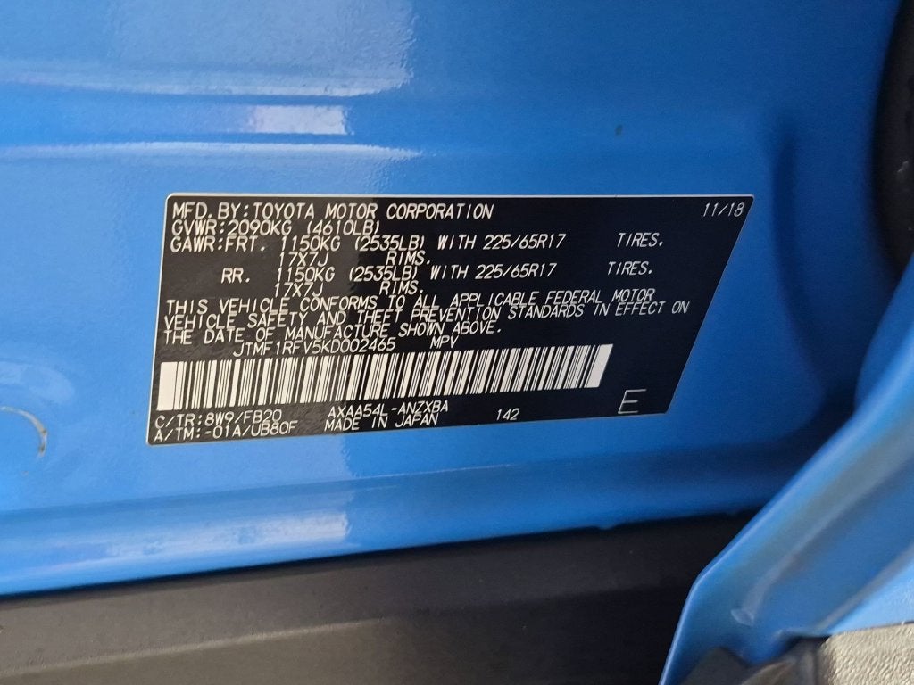2019 Toyota RAV4 LE