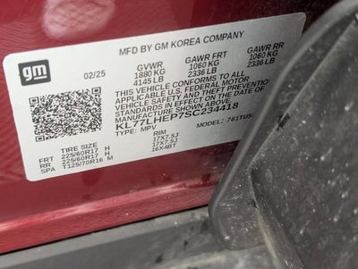 2025 Chevrolet Trax LT