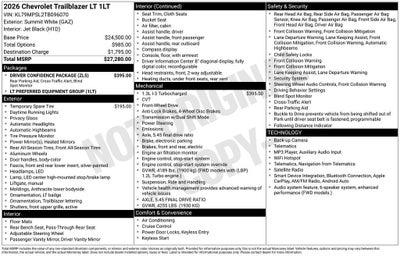 2026 Chevrolet Trailblazer LT